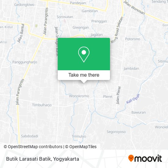 Butik Larasati Batik map