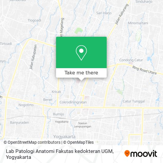 Lab Patologi Anatomi Fakutas kedokteran UGM map