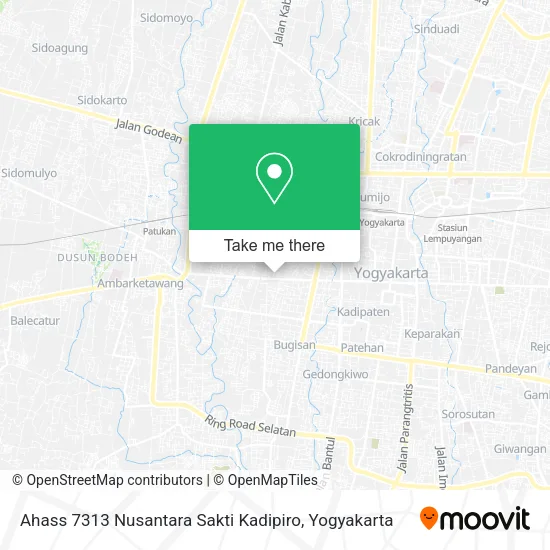 Ahass 7313 Nusantara Sakti Kadipiro map