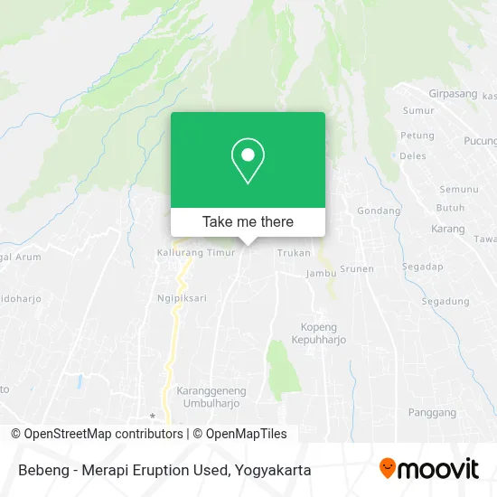 Bebeng -  Merapi Eruption Used map