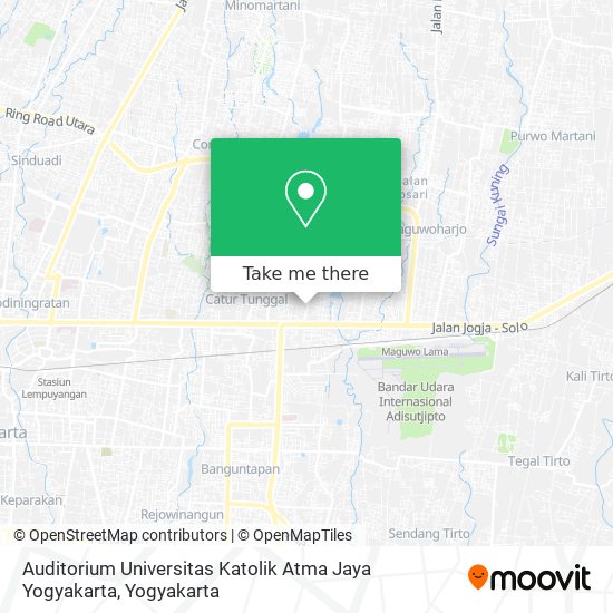 Auditorium Universitas Katolik Atma Jaya Yogyakarta map