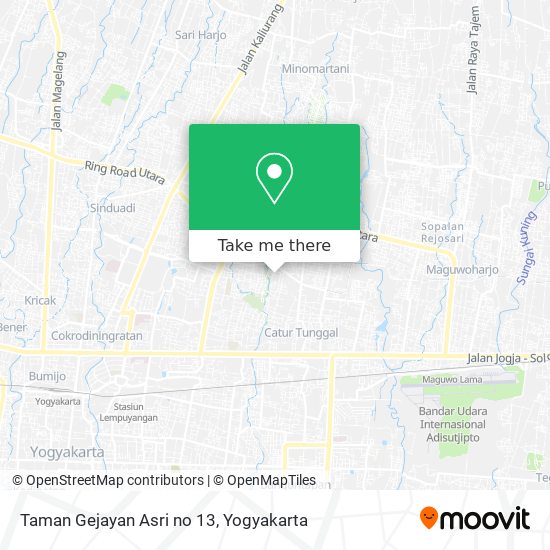 Taman Gejayan Asri no 13 map
