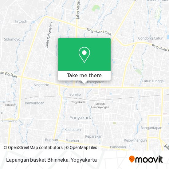 Lapangan basket Bhinneka map