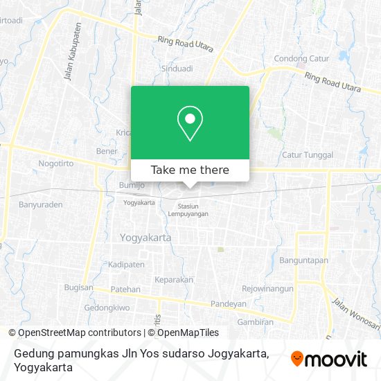 Gedung pamungkas Jln Yos sudarso Jogyakarta map