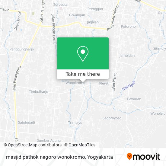 masjid pathok negoro wonokromo map