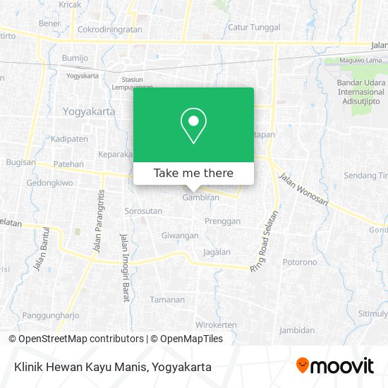 Klinik Hewan Kayu Manis map