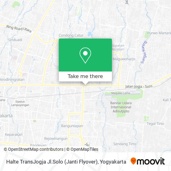 Halte TransJogja Jl.Solo (Janti Flyover) map