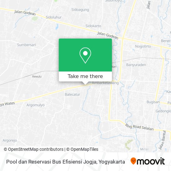 Pool dan Reservasi Bus Efisiensi Jogja map