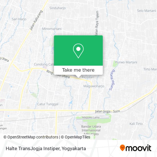 Halte TransJogja Instiper map