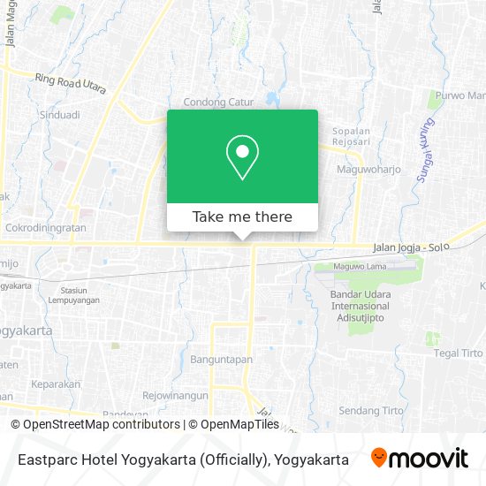 Eastparc Hotel Yogyakarta (Officially) map