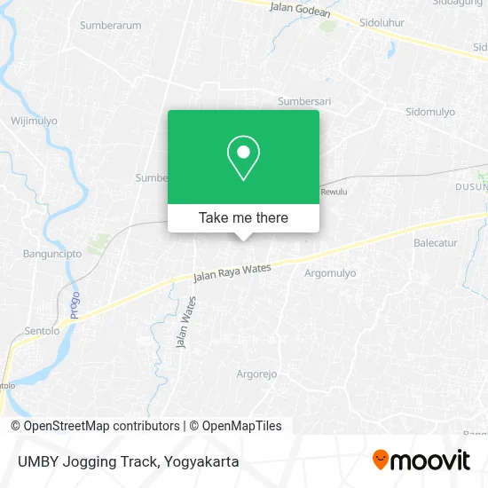 UMBY Jogging Track map
