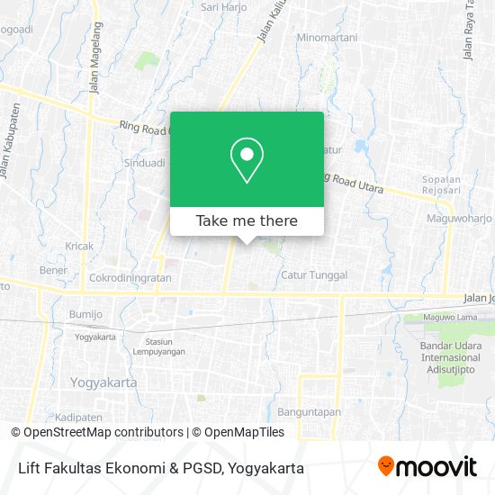 Lift Fakultas Ekonomi & PGSD map