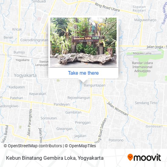 Kebun Binatang Gembira Loka map