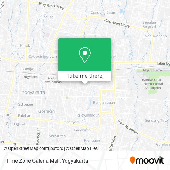 Time Zone Galeria Mall map