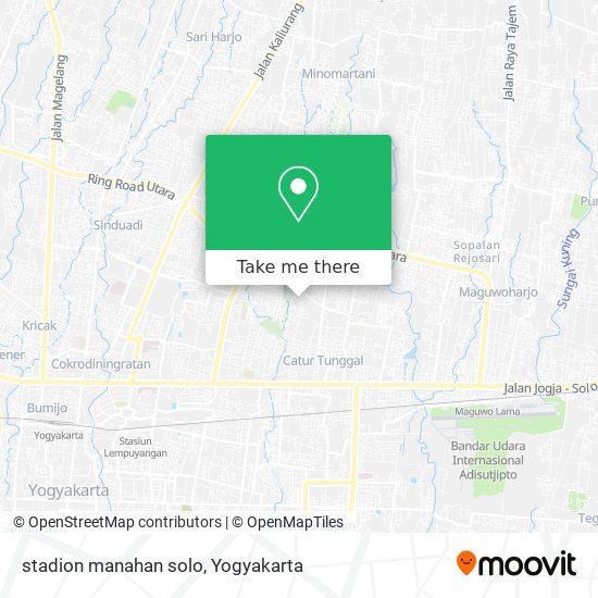 stadion manahan solo map