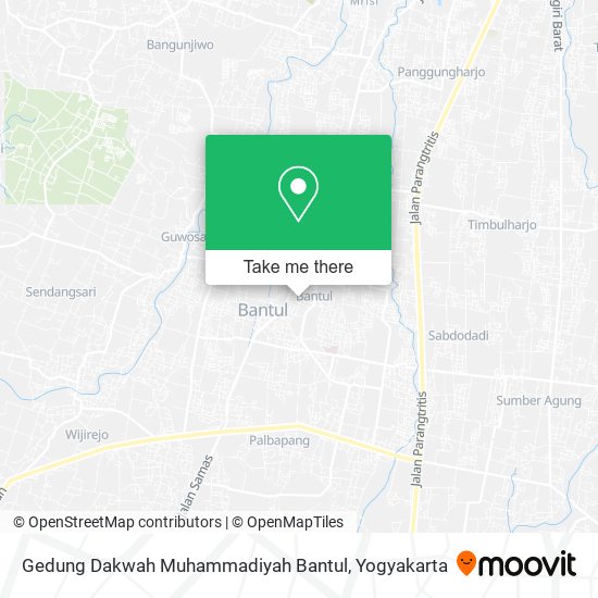 Gedung Dakwah Muhammadiyah Bantul map