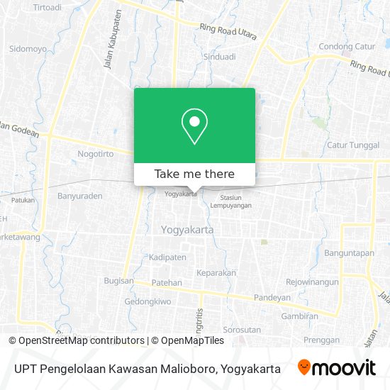 UPT Pengelolaan Kawasan Malioboro map