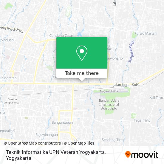 Teknik Informatika UPN Veteran Yogyakarta map