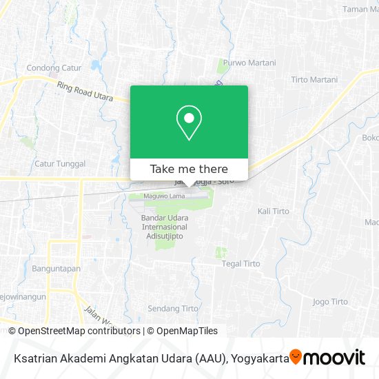 Ksatrian Akademi Angkatan Udara (AAU) map