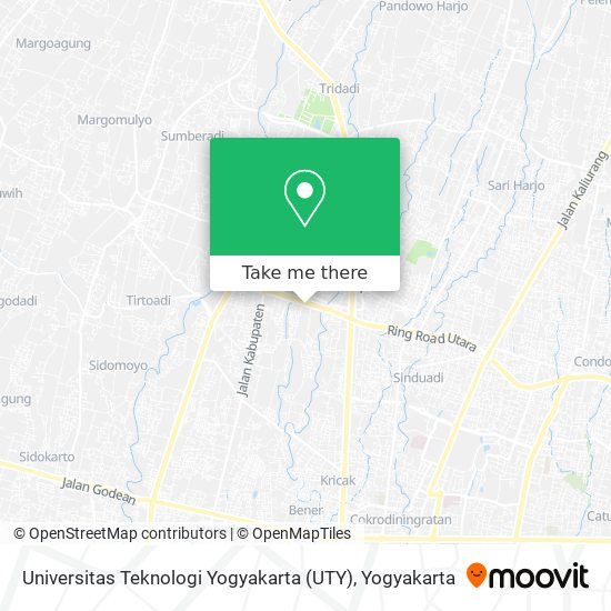 Universitas Teknologi Yogyakarta (UTY) map