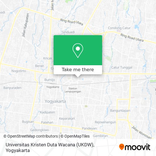 Universitas Kristen Duta Wacana (UKDW) map