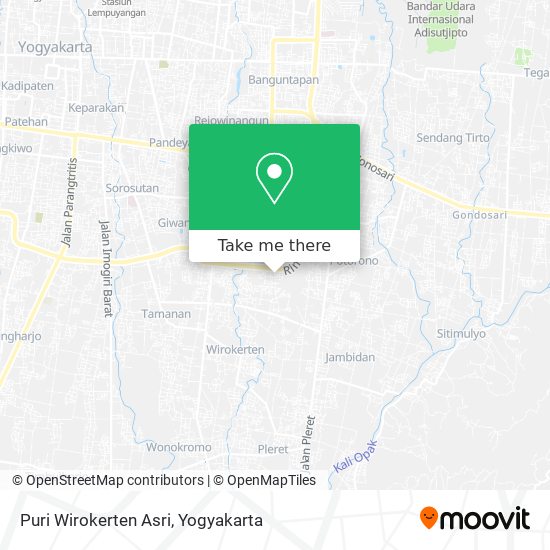 Puri Wirokerten Asri map