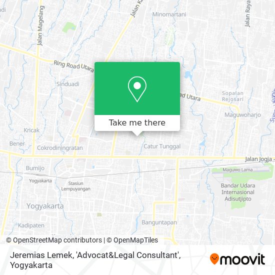 Jeremias Lemek, 'Advocat&Legal Consultant' map