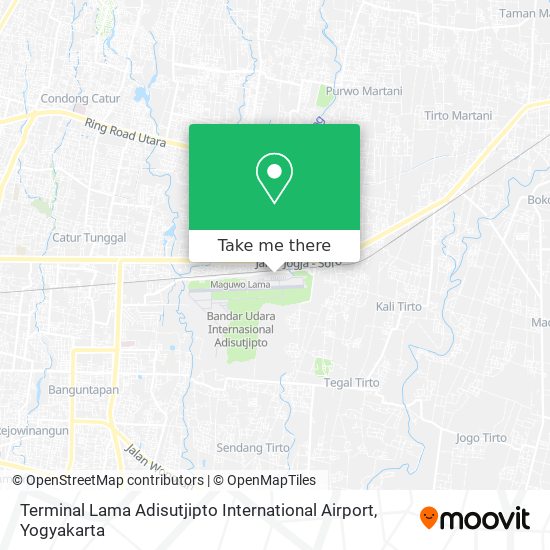 Terminal Lama Adisutjipto International Airport map