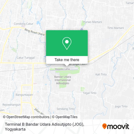 Terminal B Bandar Udara Adisutjipto (JOG) map