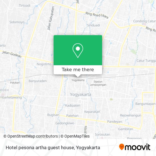 Hotel pesona artha guest house map