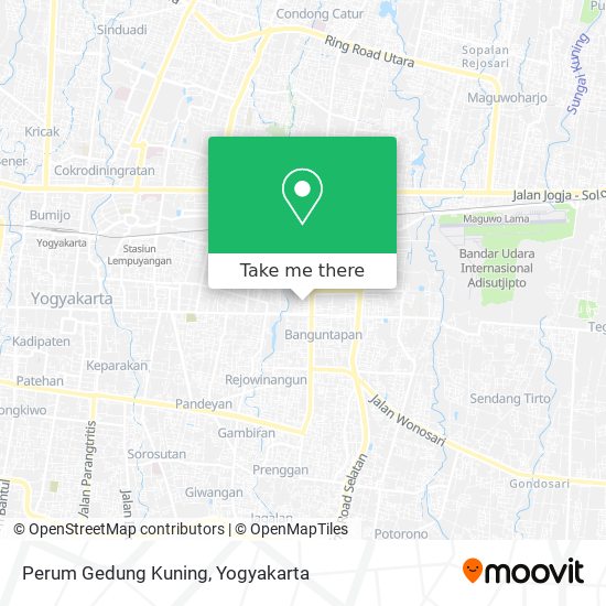 Perum Gedung Kuning map