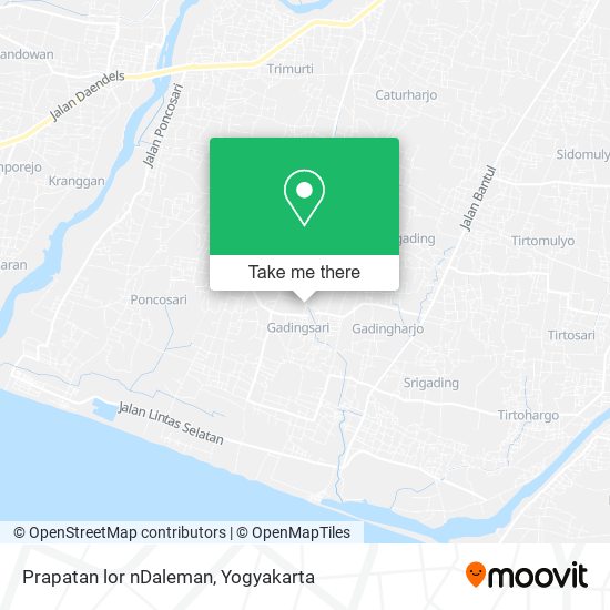 Prapatan lor nDaleman map