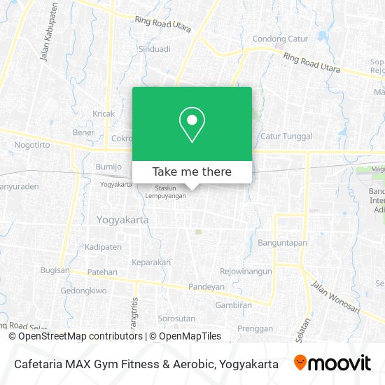 Cafetaria MAX Gym Fitness & Aerobic map