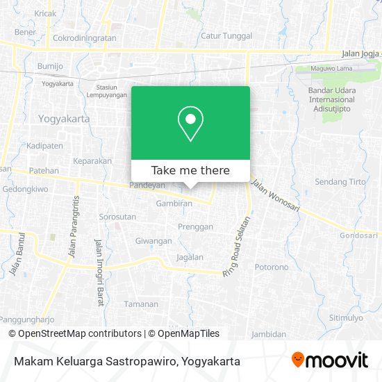 Makam Keluarga Sastropawiro map