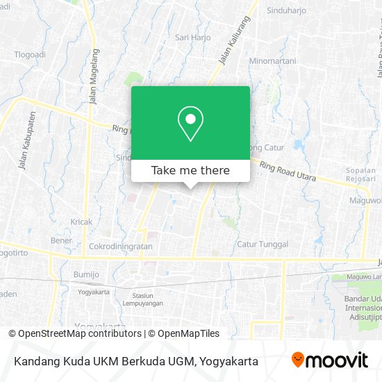 Kandang Kuda UKM Berkuda UGM map