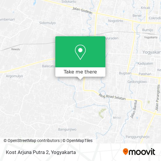 Kost Arjuna Putra 2 map