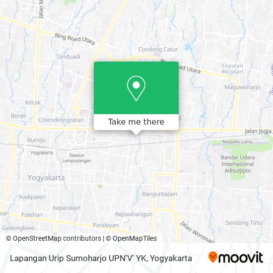 Lapangan Urip Sumoharjo UPN'V' YK map