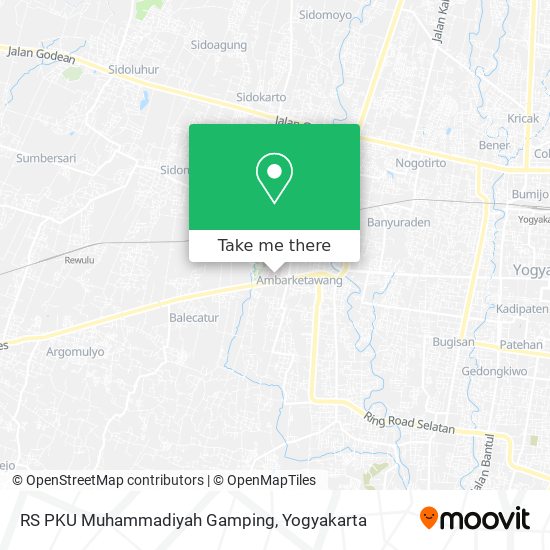 RS PKU Muhammadiyah Gamping map