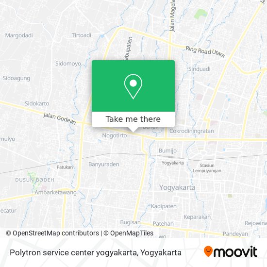 Polytron service center yogyakarta map