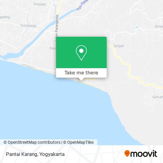 Pantai Karang map