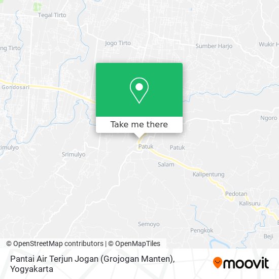 Pantai Air Terjun Jogan (Grojogan Manten) map