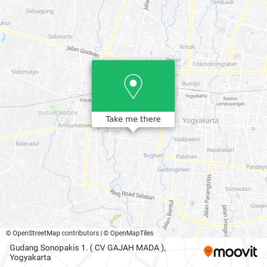 Gudang Sonopakis 1. ( CV GAJAH MADA ) map