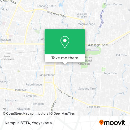 Kampus STTA map