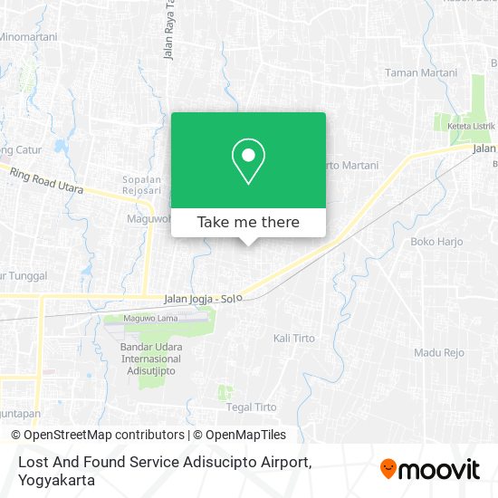 Lost And Found Service Adisucipto Airport map