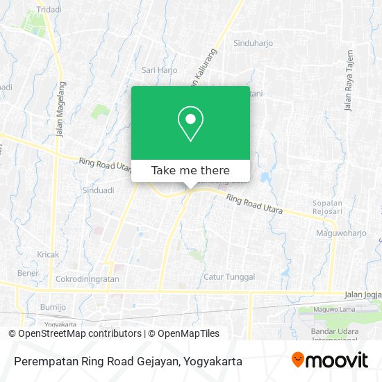 Perempatan Ring Road Gejayan map