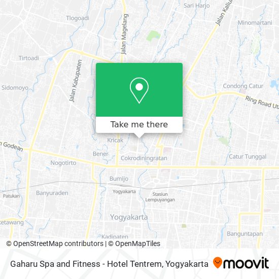 Gaharu Spa and Fitness - Hotel Tentrem map