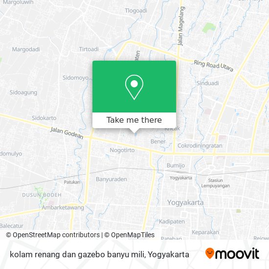 kolam renang dan gazebo banyu mili map
