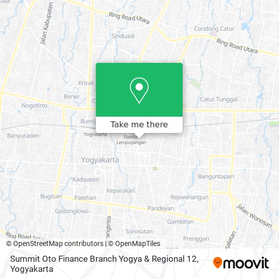 Summit Oto Finance Branch Yogya & Regional 12 map