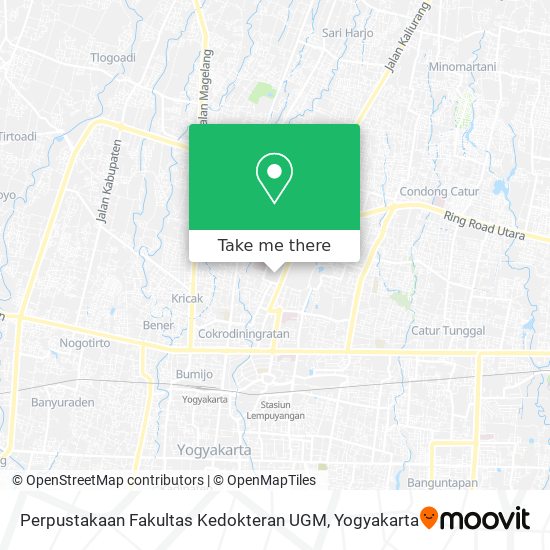 Perpustakaan Fakultas Kedokteran UGM map