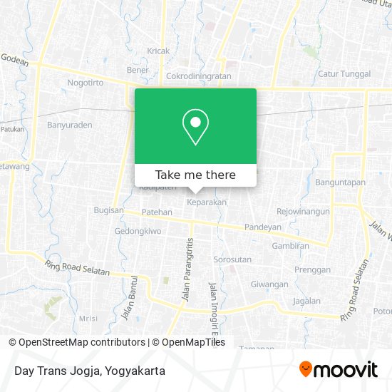 Day Trans  Jogja map